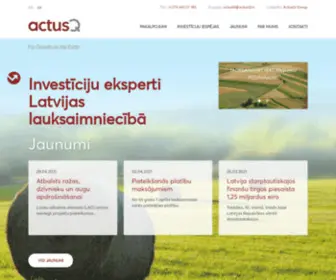 Actusq.lv(ActusQ SIA) Screenshot