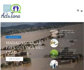 Actutana.com(Blog de Madagascar) Screenshot