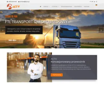 ACTV.pl(ACTV spedycja) Screenshot