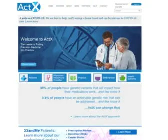 ACTX.com(Actionable Information) Screenshot