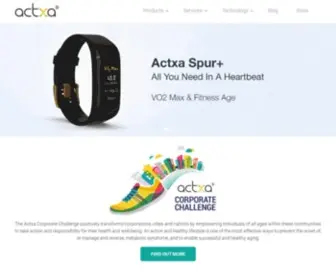 ActXa.com(Wellness Solutions) Screenshot