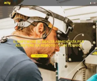 Acty.com(Visual remote assistance software in augmented reality AR) Screenshot