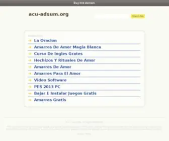 Acu-Adsum.org(Iglesia Catolica) Screenshot