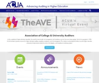 Acua.org(ACUA) Screenshot