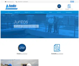 Acualco.com(Acueductos y Alcantarillados de Colombia S.A E.S.P) Screenshot