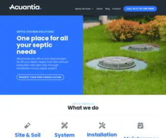 Acuantia.com(Expert Septic Repair) Screenshot