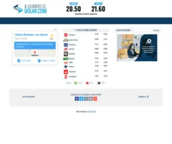 Acuantoeldolar.com(Dólar) Screenshot