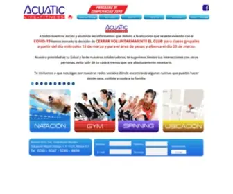 AcuaticGym.com.mx(Acuatic) Screenshot