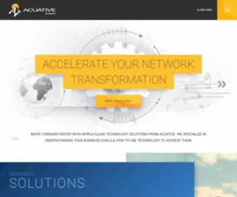 Acuative.com(The key to Acuative’s world class vision and quality) Screenshot