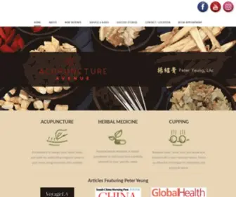 Acuavenue.com(Acupuncture Avenue) Screenshot