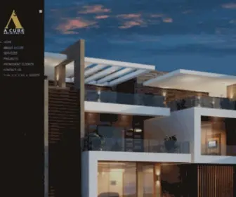 Acubearchitects.com(A Cube Architechts) Screenshot