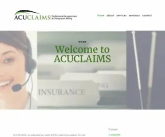 Acuclaims.com(Acuclaims) Screenshot