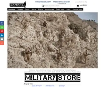 Acu.com(Tactical Clothing & Camo Uniforms) Screenshot