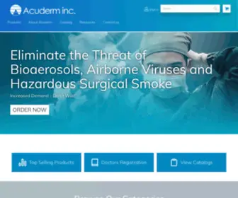 Acuderm.com(Acuderm) Screenshot