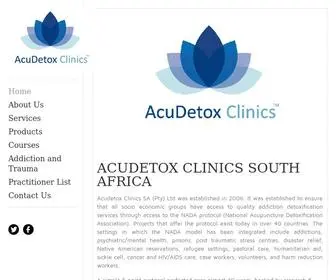 Acudetox.co.za(AcuDetox Clinics South Africa AcuDetox Clinics South Africa) Screenshot