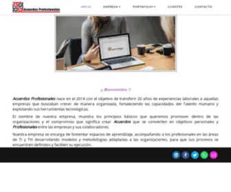 Acuerdosprofesionales.com(Acuerdos Profesionales) Screenshot