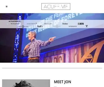 Acuff.me(Jon Acuff) Screenshot