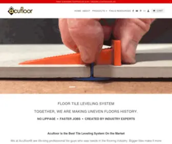 Acufloor.com(Floor Tile Leveling Spacers) Screenshot