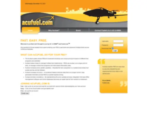Acufuel.com(Acufuel) Screenshot