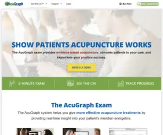 Acugraph.com(Better Acupuncture with Technology) Screenshot