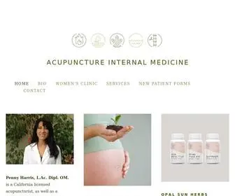 Acuinternal.com(Acupuncture West Los Angeles) Screenshot