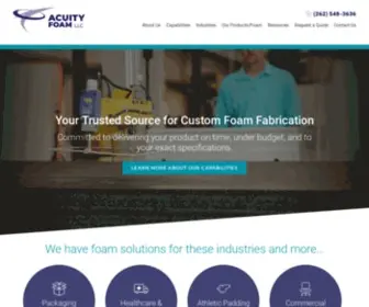 Acuityfoam.com(Acuity Foam LLC) Screenshot