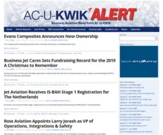 Acukwikalert.com(FBO and Business Aviation News) Screenshot