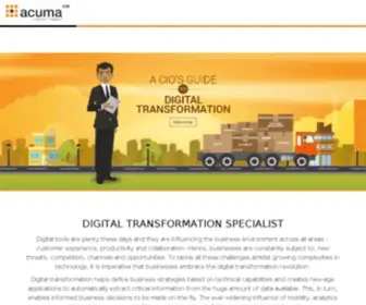 Acuma.co.uk(Acuma Solutions) Screenshot