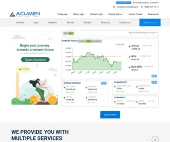 Acumengroup.in(Acumen Capital Market) Screenshot