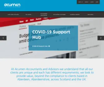 Acumen.info(Accountants Aberdeen and Peterhead) Screenshot