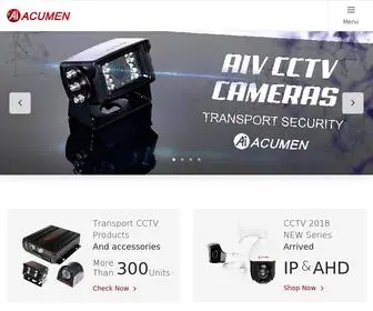 Acumenint.com(Taiwan IP and Analog Video Security cameras and CCTV systems) Screenshot