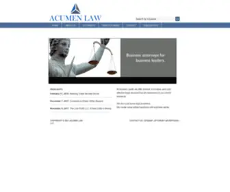 Acumenlawgroup.com(Acumen Law Group) Screenshot