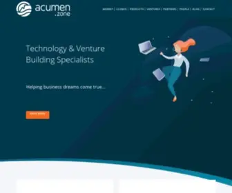Acumen.zone(Home Page of) Screenshot
