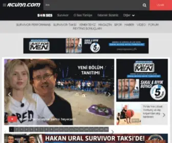 Acun.com(TÜRKİYE’NİN EĞLENCE PORTALI) Screenshot