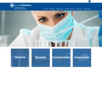 Acuna-Fombona.com(Soluciones Avanzadas para los Retos Quirúrgicos) Screenshot