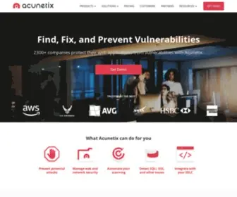 Acunetix.com(Acunetix is an end) Screenshot