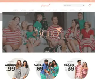 Acuo.com.br(Pijamas, Lingeries e Roupas para usar em casa) Screenshot