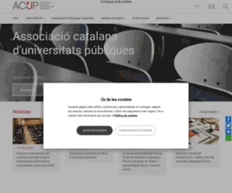 Acup.cat(Associació Catalana d'Universitats Públiques) Screenshot