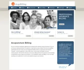 Acupbilling.com(Acupuncture Billing) Screenshot