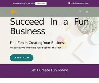AcupofZen.com(A Cup of Zen) Screenshot