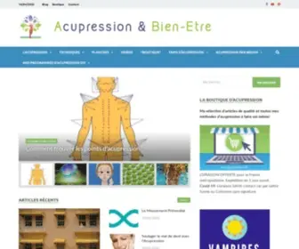 Acupression.fr(Le site de référence sur l'acupression depuis 2005) Screenshot