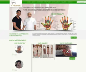 Acupressureinrightdirection.com(Acupressure therapy ahmedabad) Screenshot