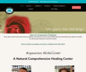 Acupuncture-Herbal.com(Natural Comprehensive Healing) Screenshot