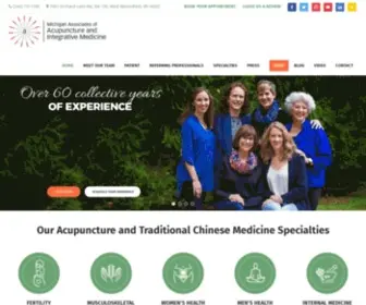 Acupunctureinmichigan.com(Michigan Associates of Acupuncture and Integrative Medicine) Screenshot