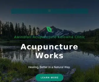 Acupuncturekelowna.ca(Acupuncture Kelowna Clinic) Screenshot