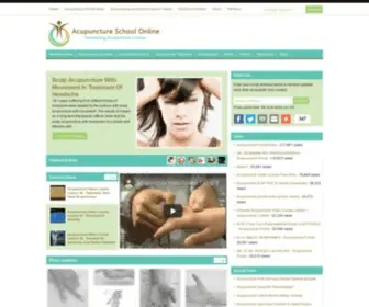 Acupunctureschoolonline.com(Acupuncture School Online) Screenshot