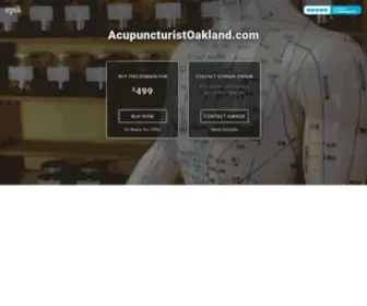 Acupuncturistoakland.com(Acupuncturistoakland) Screenshot