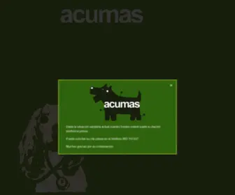 Acupunturademascotas.com(Acumas) Screenshot