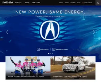 Acura.com(Premium Sedans and SUVs) Screenshot