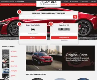 Acuraautomotiveparts.org(Acura Parts @) Screenshot